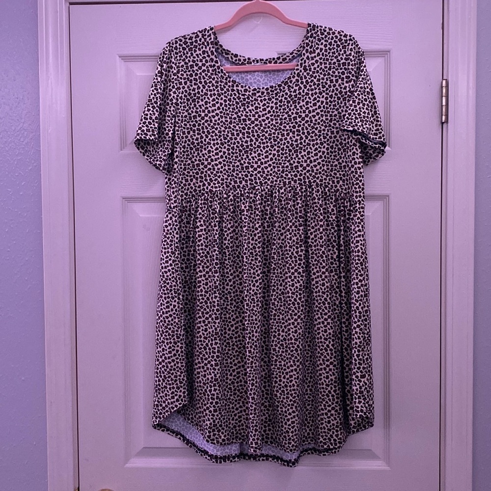 cheeta print dress